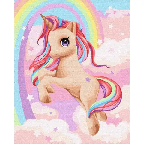 Набір для розпису по номерах 7+ Чарівний політ, 40x50 см, КНО2414