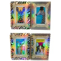 Зошит, А5, на спіралі, обкладинка лазерна, 80 аркушів, 80 г, Тварини