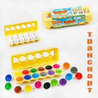 Транспорт 3D сортер 4FUN Game Club, Яєчний лоток, 12 штук