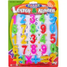 Цифри і знаки на магніті великі на планшеті 8202