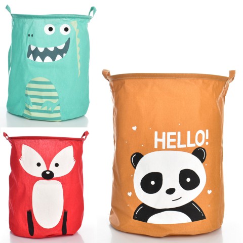 Кошик для іграшок 40×40×48 см 2 ручки (в асортименті) MR0669