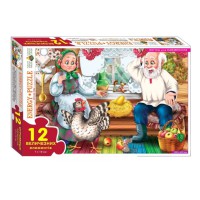 Гра-пазл Енергія+ Курочка Ряба, 12 елементів