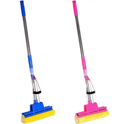 Швабра з подвійним віджимом губка 27 см X2-225 довжина 106 см