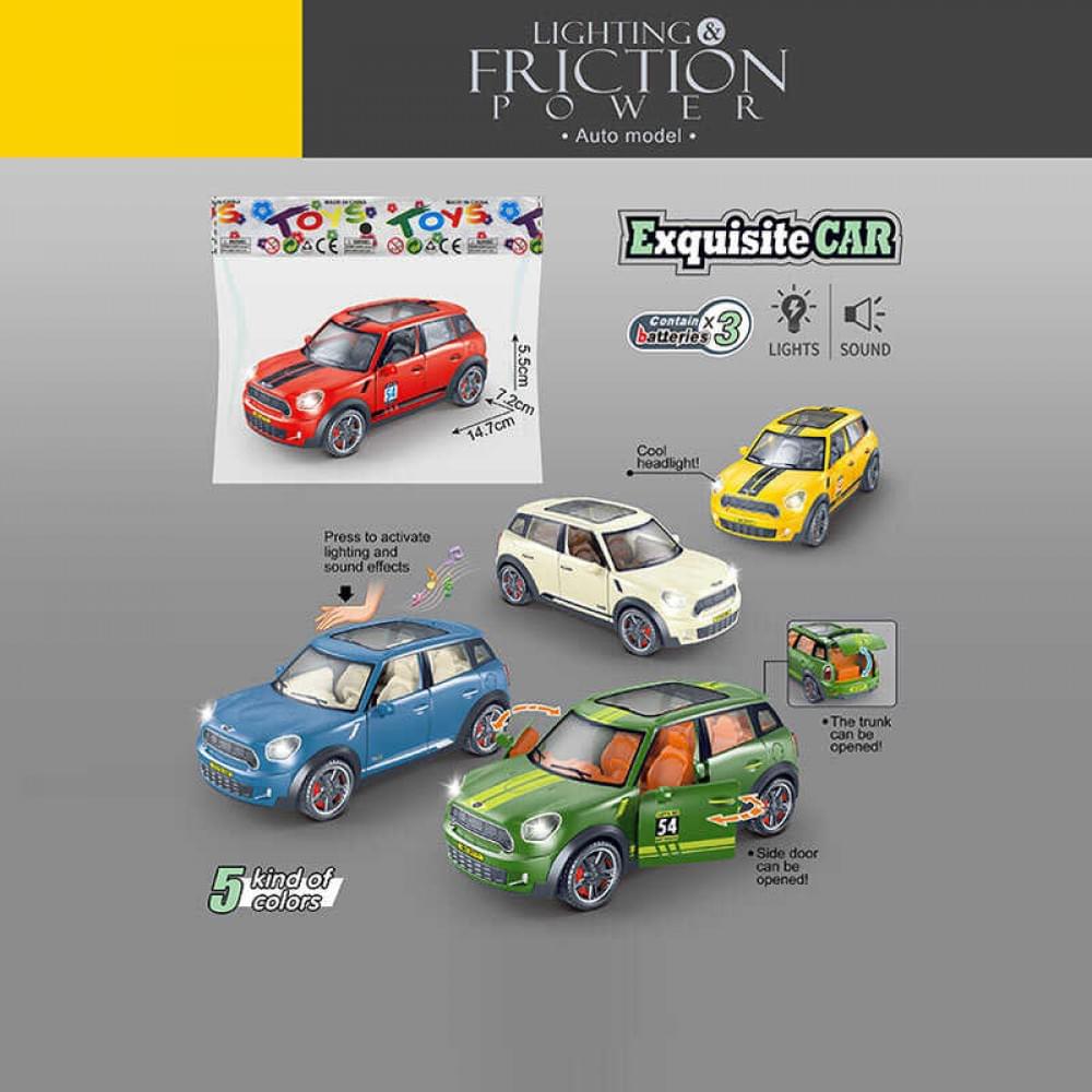 Машинка 5 кольорів, в п/е, МІКС ВИДІВ /130/