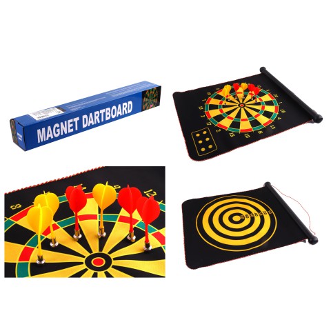 Дартс 17'' магнітний тканинний 6 дротиків DM1701