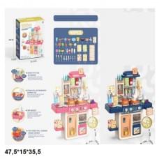 Кухня MJL-D709 з посудом батар.муз.світ.пар.тече вода,їжа змінює колір,2кол.кор.47,5*15*35,5 /12/