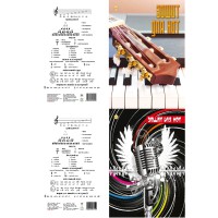 Зошит для нот формату А4 12 аркушів Тетрада, 10 шт. в упаковці