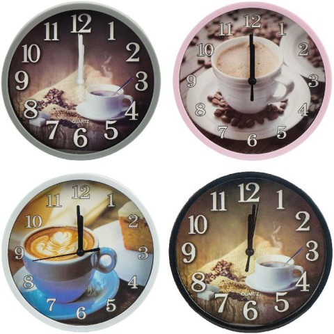 Настінний годинник D19 см мікс 552-1(114333)