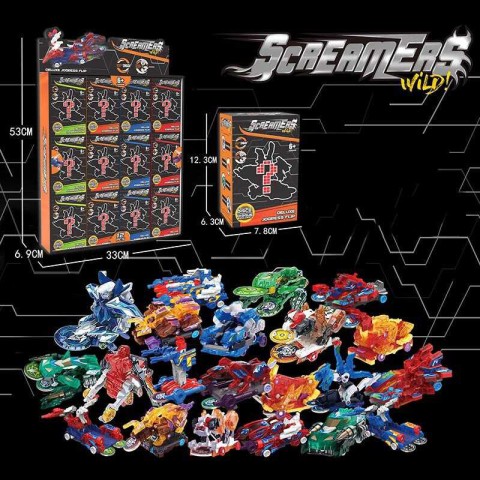 Скрітчер сюрприз, машина-трансформер, обертається на 360 градусів, ігрові фішки