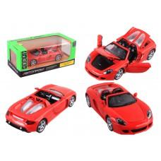 Машина металл АВТОПРОМ, 1:24 PorscheCarrera GT, кор 25*12,5*10см 68242A