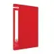 Папка А4 з боковим притиском Jobmax, червоний