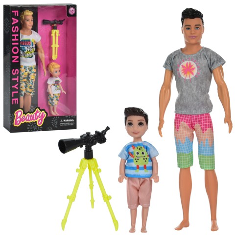 Лялька тато і син телескоп (в асортименті) ST888-30