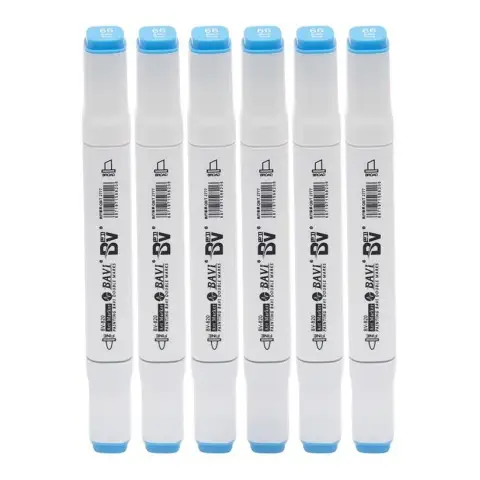 Скетч-маркер двосторонній №66, на спиртовій основі, 10 шт.