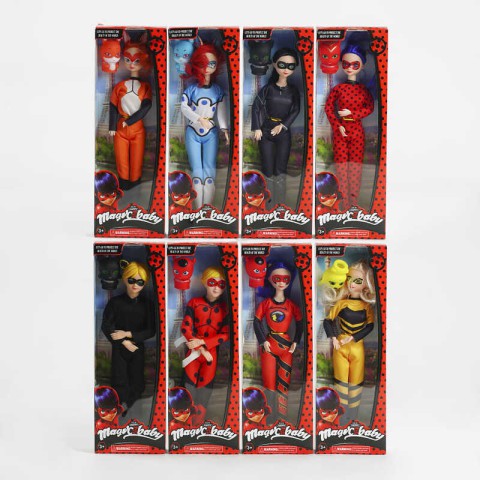 Лялька Герой Леді Баг, 604B, з фігуркою (В асортименті)