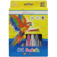 Олівці пастель Папуга, 18 кольорів