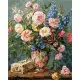 Набір для розпису по номерах Квіткова фантазія, Ideyka, 40x50 см, КНО3283