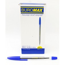 Ручка кулькова (тип "корвіна"), синя 50шт в упаковці bm. 8117-01