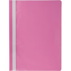 Швидкозшивач пласт. А4, pp, jobmax, рожевий 10 шт.(в упаковці)