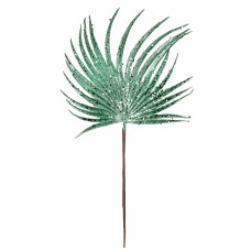 Декоративна гілка yes! Fun пальма 49 см, зелена, гліттер