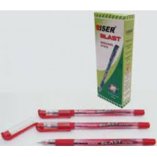 Ручка масляна wiser "blast" 0,7 мм з грипом червона ua 12 шт.(в упаковці)