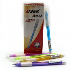 Ручка масляна wiser "zossa" син. Mix5 12 шт.(в упаковці)