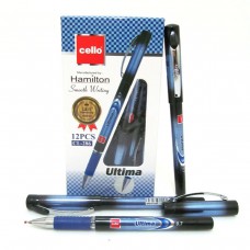 Ручка масляна cl "ultima" 0, 7мм синя, ціна за 12шт. 286-bl
