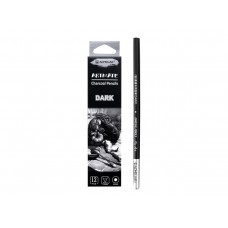 Вугільні олівці acmeliae для малювання "dark", 12 шт.