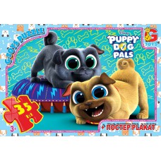 Пазли тм "g-toys" із серії "веселі мопси" (puppy dog pals), 35 ел. (MD402)