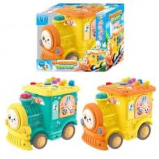 Музичний паровозик "WToys", 2 кольори, ОЗВУЧ. УКР. МОВОЮ, казки, пісні, скоромовки, загадки, пальчикові ігри, в кор. /72-2/