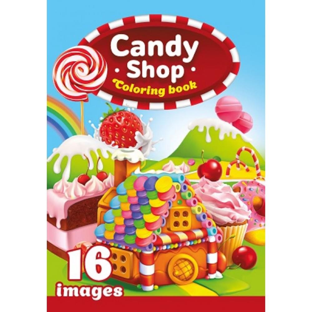 Розфарбовка, 80г, 210х297 мм, 16 арк., А4,Скоба диз.22149