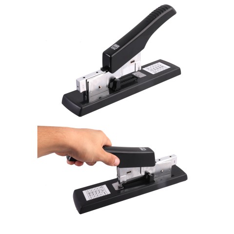 Степлер посиленої потужності, до 100 аркушів, скоби №23, чорний, BM.4286-01