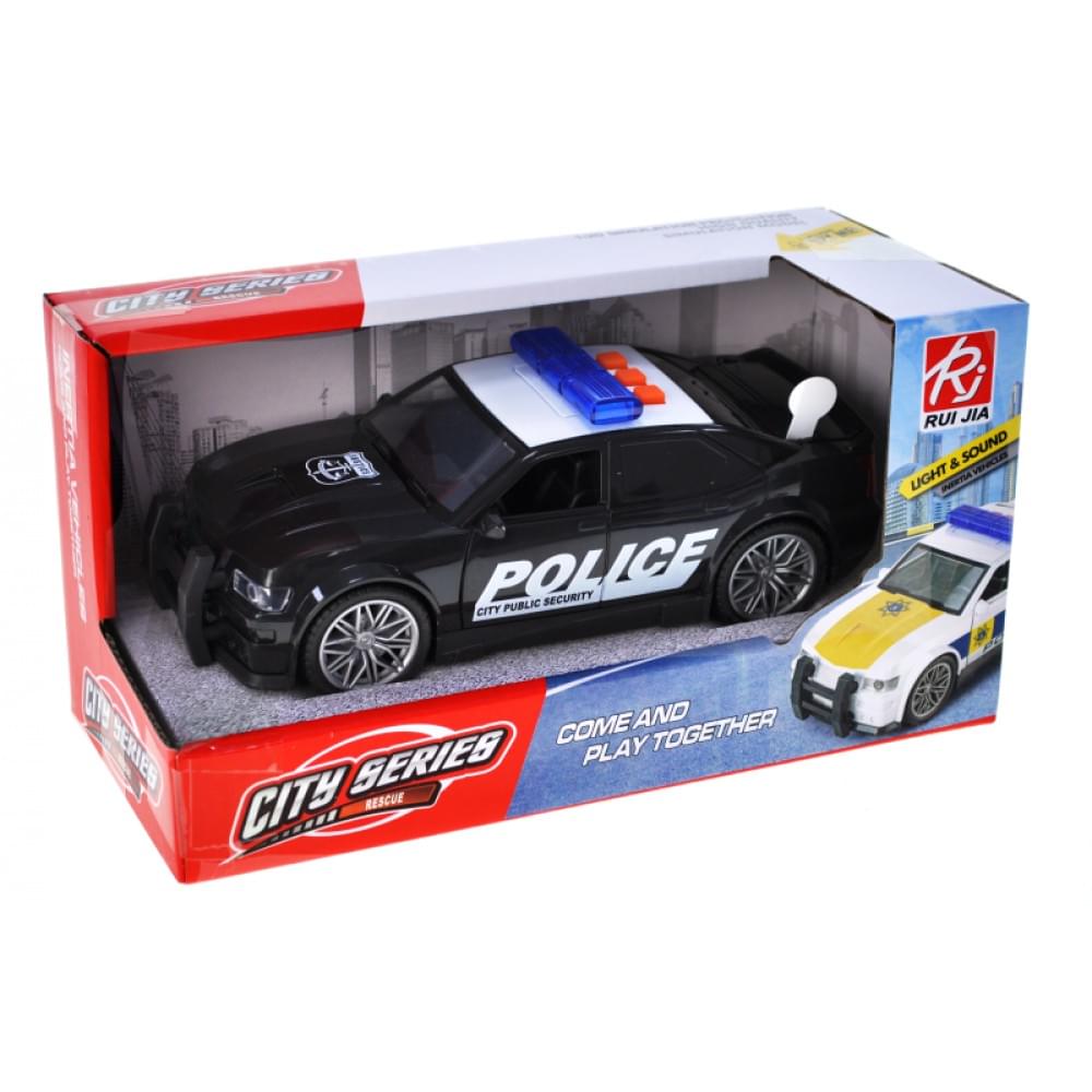 Машина інерційна "Поліція" озвучена, зі світлом, в коробці р.22x10x11,8 см /60/