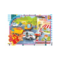 Пазли Вчимося з задоволенням Аварійні служби, 35 елементів