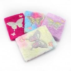 Блокнот пухнастий "Метелик" P80 1шт/етик.