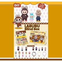 Адвент-календар LABUBU 24 комірки фігурки каблучки прикраси M610-3