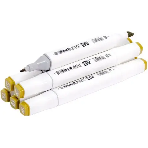 Скетч-маркер двухсторонний №100, на спиртовой основе, 10 шт.