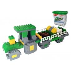 Конструктор Фламінго "Тракторець" 150 деталей, у пластиковому боксі 013888/04