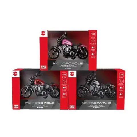 Мотоцикл, TN1231, з музичними та світловими ефектами, інерція (В асортименті)