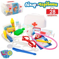 Набір лікаря, 28 предметів, у валізі, 21x12x12 см