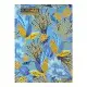 Записна книжка Floristica, А5, 96 арк., клітинка, тверда обкладинка, блакитна