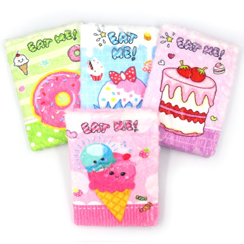 Блокнот пухнастий Eat Me 5-8034A, 80 аркушів, лінійка, 70 г/м² (В асортименті)