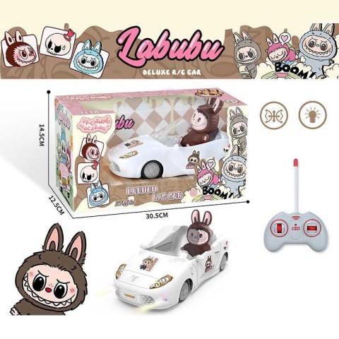 Р/К машинка LABUBU на липучці масштаб 1:18 гумові шини інший дизайн 031-4