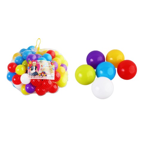 Набір м’яких різнокольорових кульок Kinderway, 100 шт., 02-414