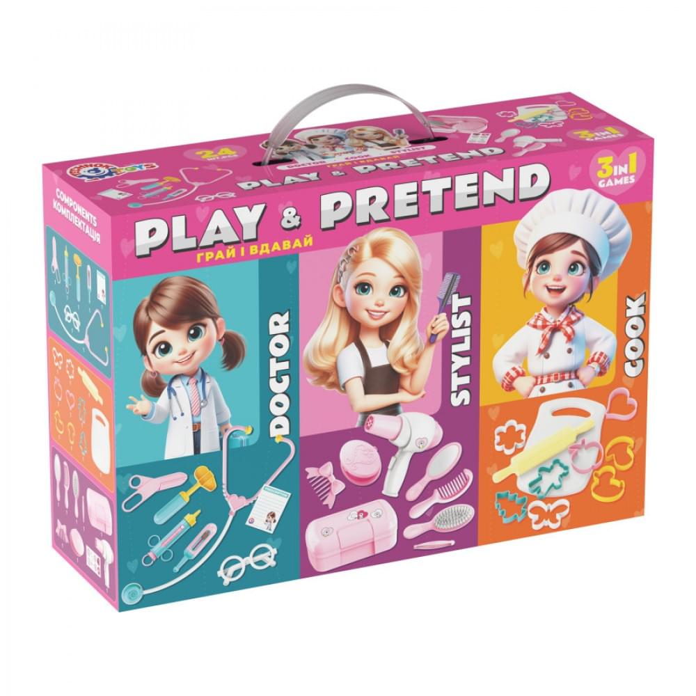 Подарунковий набір ТехноК: набір "Лікар", набір "Стиліст" та набір "Кухар" 2277