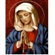 Набір для розпису по номерах Діва Марія, Strateg, 30x40 см, SS6746