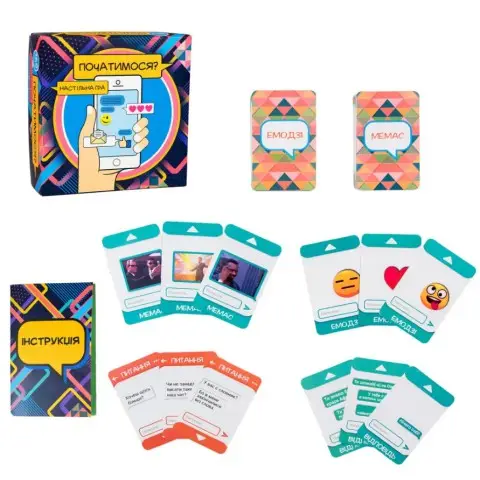 Настільна гра Початимося, романтична, розважальна, Стратег, 30328 (українською)