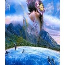 Алмазна мозаїка за номерами 40*50 "Кохання" карт уп. (полотно на рамі)