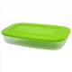 Контейнер харчовий прямокутний оливковий 1,5 л 167024