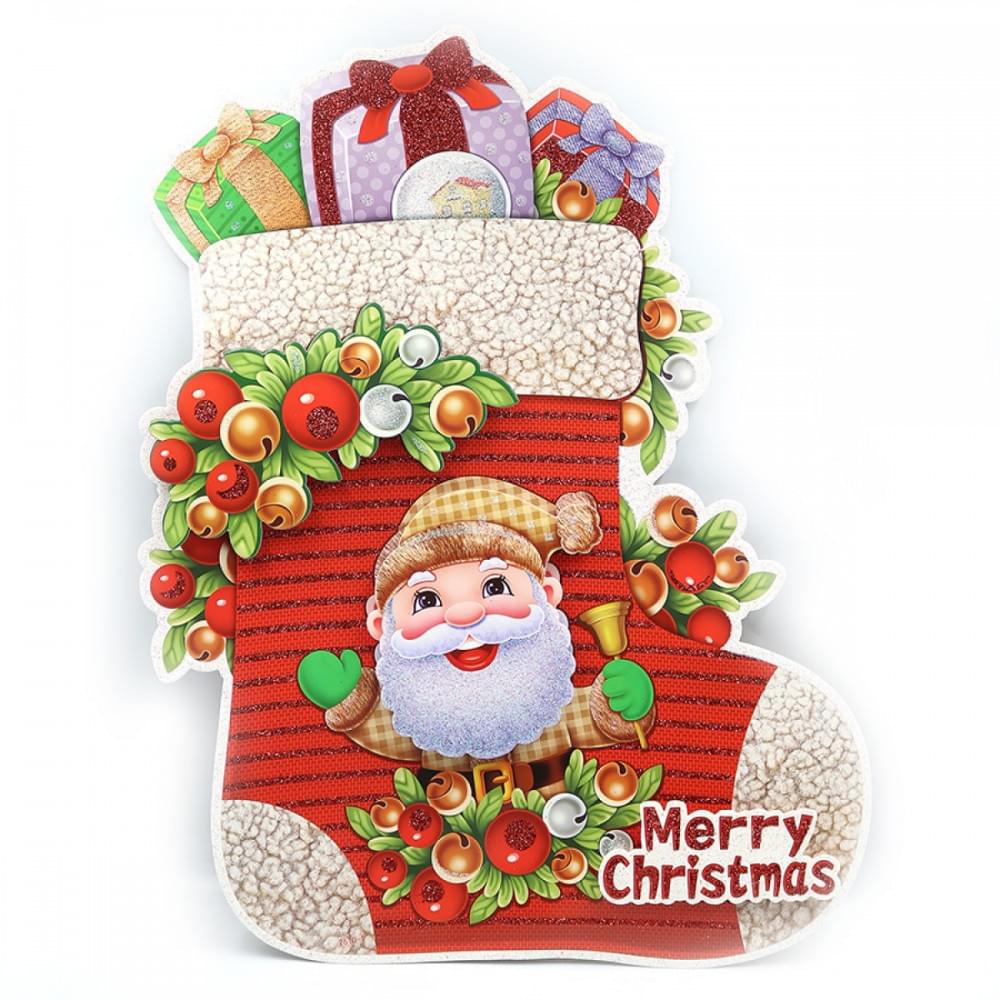 Плакат "Носок з Новим Роком" 45*30см, 1шт./етик.