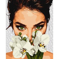 Картина за номерами Барвиста поезія Орхідея Ideyka 40×50 см КНО8596